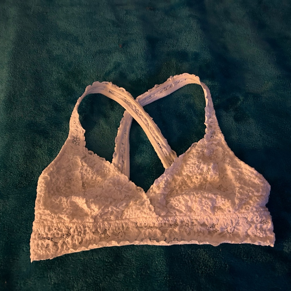 Aerie White Lace Bralette